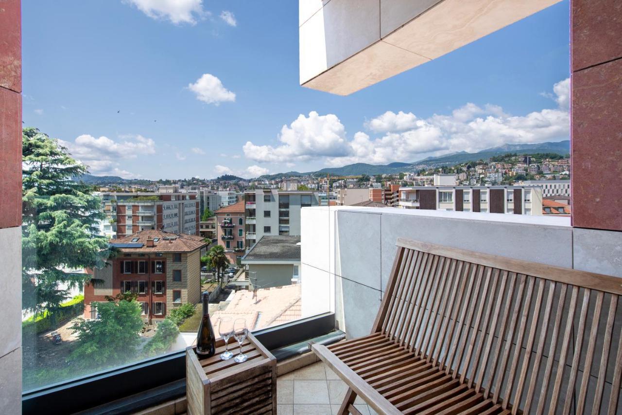 Panoramic Penthouse - Happy Rentals ลูกาโน ภายนอก รูปภาพ