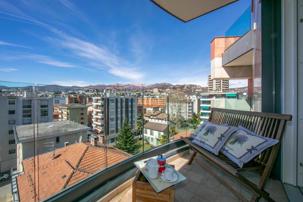 Panoramic Penthouse - Happy Rentals ลูกาโน ภายนอก รูปภาพ