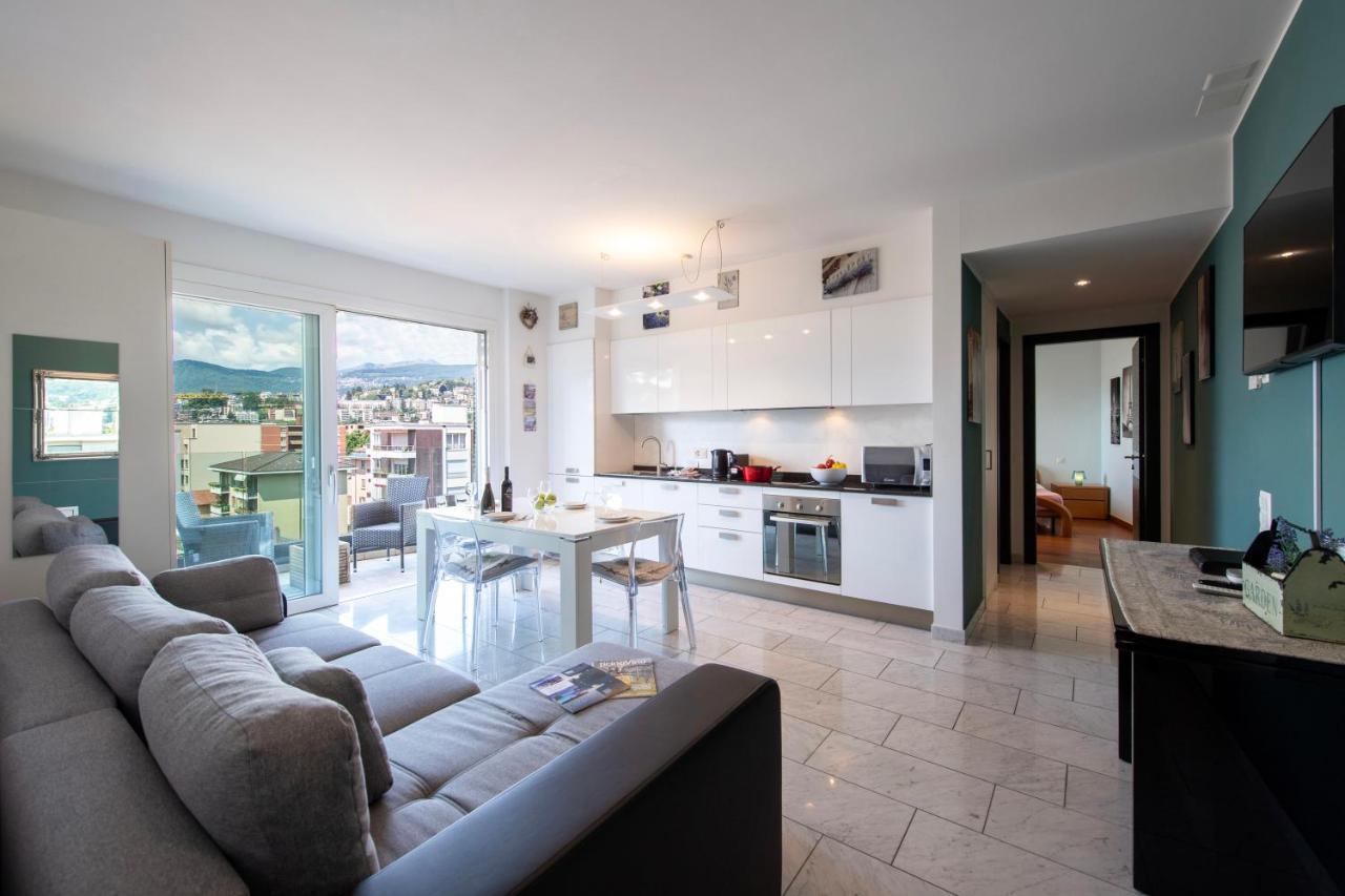 Panoramic Penthouse - Happy Rentals ลูกาโน ภายนอก รูปภาพ